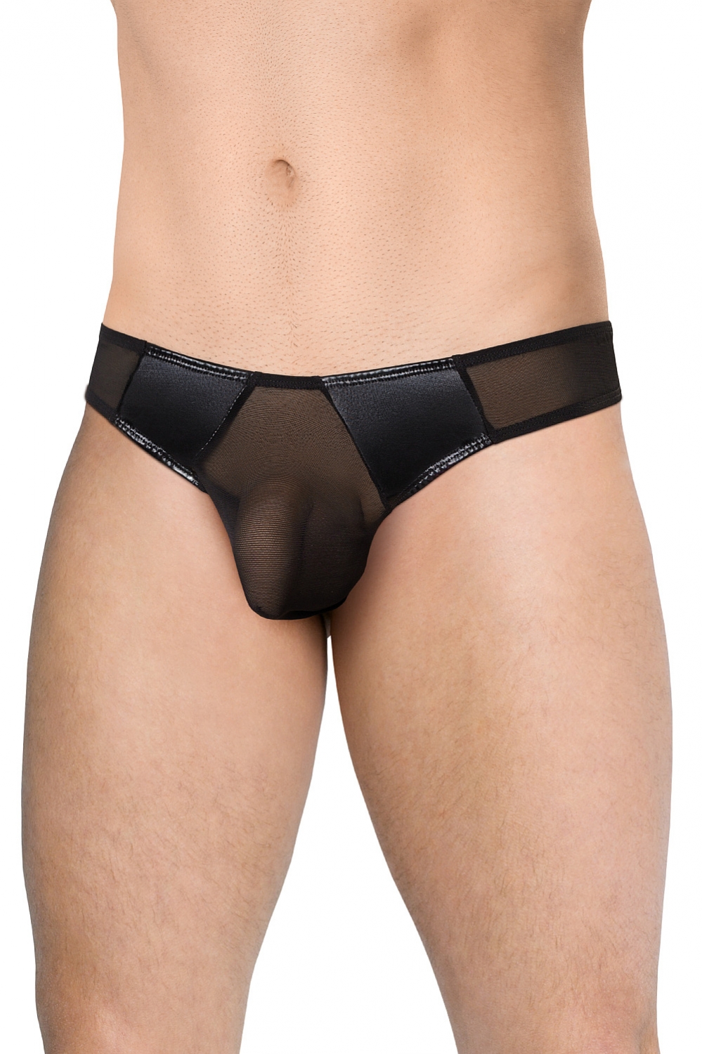 Softline Pánská tanga 4519 černá Velikost: M/L, Barva: Černá
