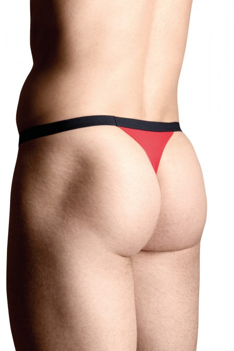 Softline Pánská tanga 4497 červená Velikost: S/L, Barva: Červená