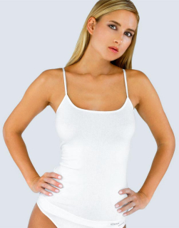 Gina košilka prodloužená 08015P Velikost: L/XL, Barva: Bílá