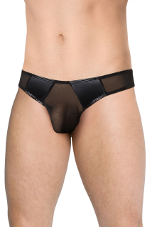Softline Pánská tanga 4519 černá Velikost: M/L, Barva: Černá
