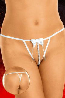 Softline Erotická tanga 2356 bílá Velikost: S/L, Barva: Bílá