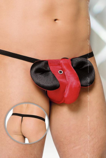Softline Pánská tanga 4445 červená Velikost: S/L, Barva: Červená
