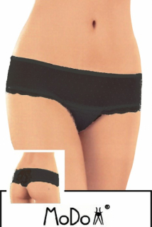 Modo Dámská tanga 49 černá Velikost: M, Barva: Černá